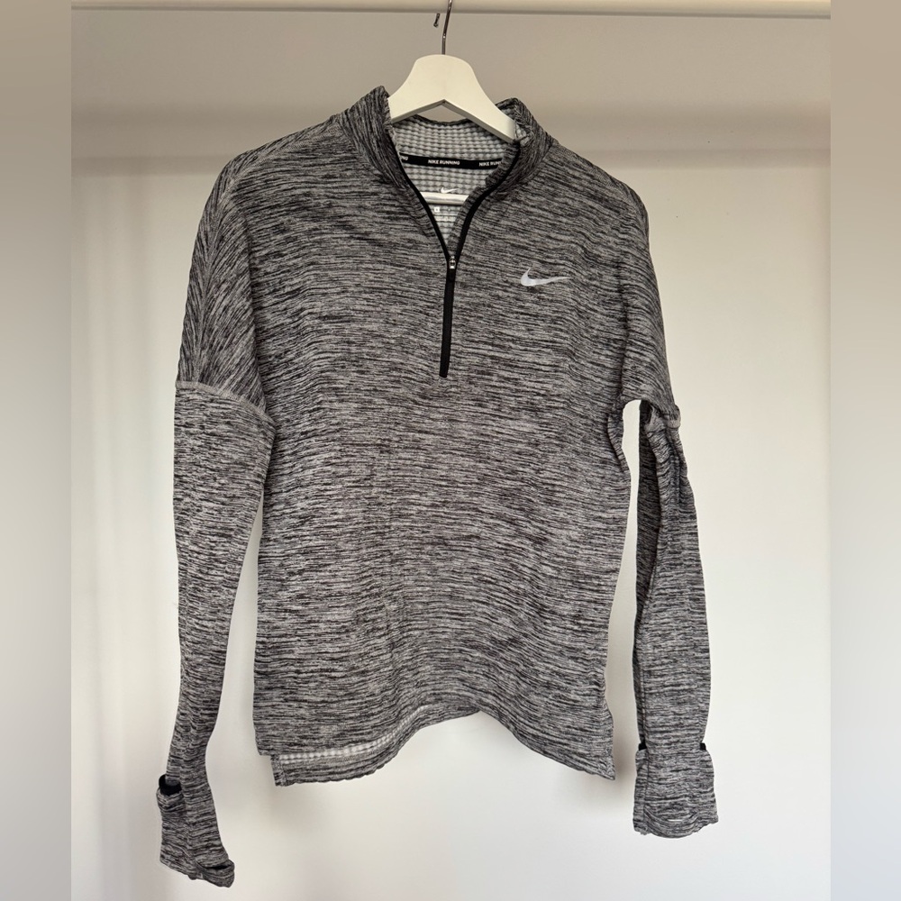Heather Grey Nike Running dri-fit thermal outer layer